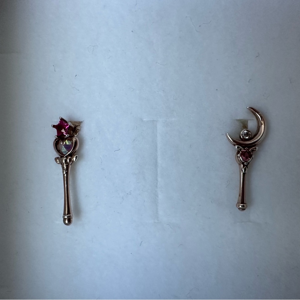 Pair of OST x Sailor Moon Rose Gold Stud Earrings